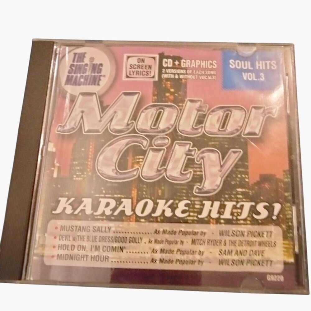Motor City Karaoke Hits Soul Hits Vol 3 CD